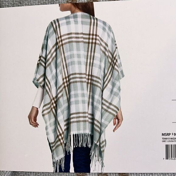 NEW Three Dots Cashmere Blend Wrap - Picture 5 of 7